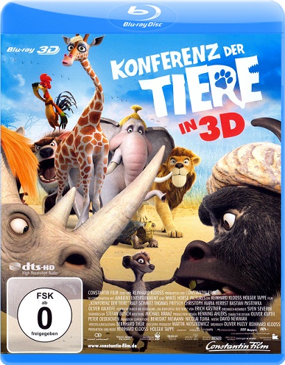 Союз зверей / Die Konferenz der Tiere (2010) [комедия, приключения, семейный, мультфильм] 