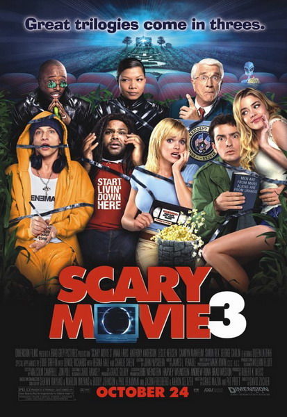  Очень страшное кино 3  / Scary Movie 3  2003 [Комедия, пародия ] 