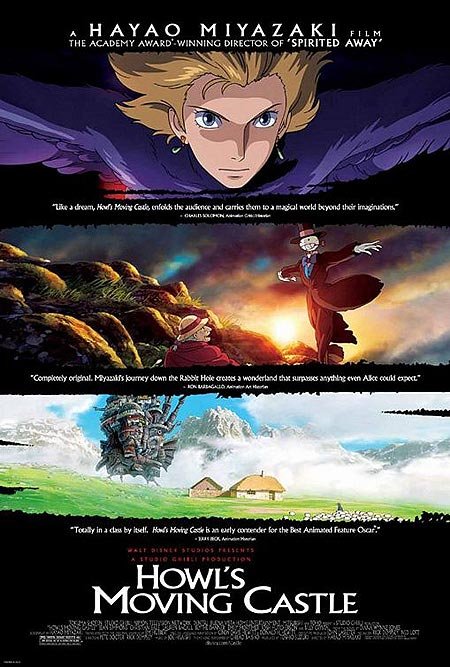 Ходячий Замок Хоула / Howl's Moving Castle (2004)  [аниме, мультфильм, фантастика, фэнтези]