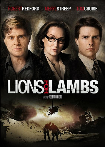 Львы для ягнят / Lions for Lambs (2007)  [Триллер, военный, драма]